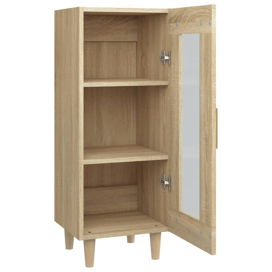 Dressoir 34,5X34X90 Cm Bewerkt Hout Sonoma eiken