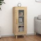 Dressoir 34,5x34x90 cm bewerkt hout sonoma eiken