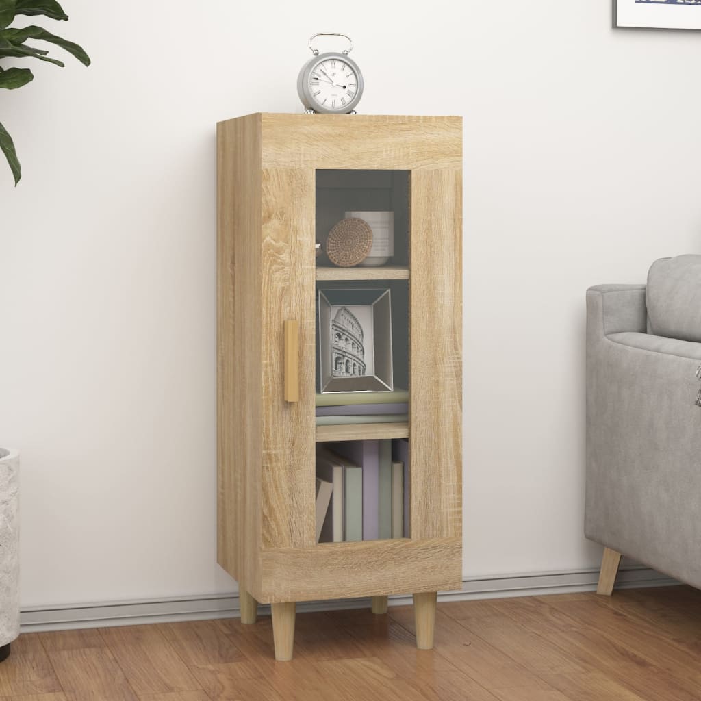 Dressoir 34,5X34X90 Cm Bewerkt Hout Sonoma eiken