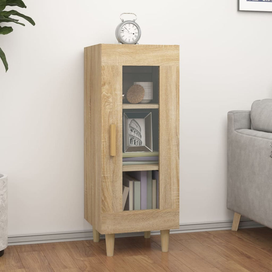 Dressoir 34,5X34X90 Cm Bewerkt Hout Sonoma eiken