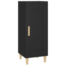 Dressoir 34,5X34X90 Cm Bewerkt Hout Zwart