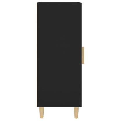 Dressoir 34,5X34X90 Cm Bewerkt Hout Zwart