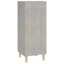 Dressoir 34,5X34X90 Cm Bewerkt Hout Betongrijs