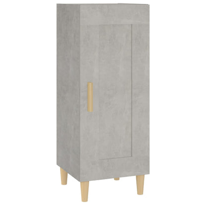 Dressoir 34,5X34X90 Cm Bewerkt Hout Betongrijs