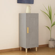 Dressoir 34,5X34X90 Cm Bewerkt Hout Betongrijs