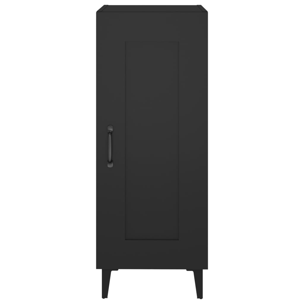Dressoir 34,5X34X90 Cm Bewerkt Hout Zwart