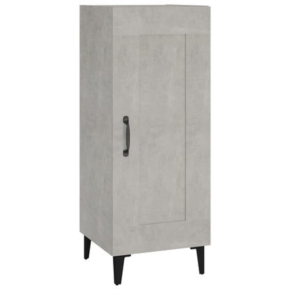 Dressoir 34,5X34X90 Cm Bewerkt Hout Betongrijs