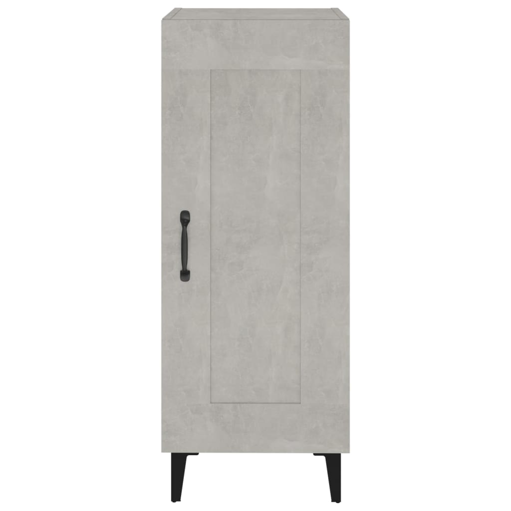 Dressoir 34,5X34X90 Cm Bewerkt Hout Betongrijs