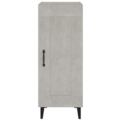 Dressoir 34,5X34X90 Cm Bewerkt Hout Betongrijs