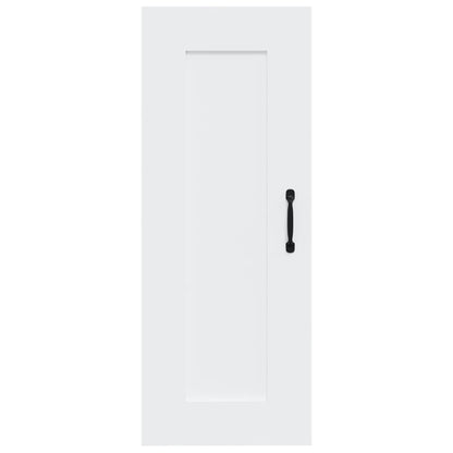 Hangkast 35X34X90 Cm Bewerkt Hout Wit