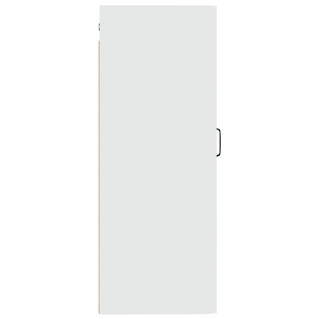 Hangkast 35X34X90 Cm Bewerkt Hout Wit