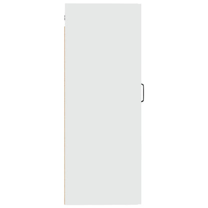 Hangkast 35X34X90 Cm Bewerkt Hout Wit