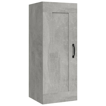 Hangkast 35X34X90 Cm Bewerkt Hout Betongrijs