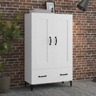 Tall Cabinet 70X31X115 Cm Processed Wood White