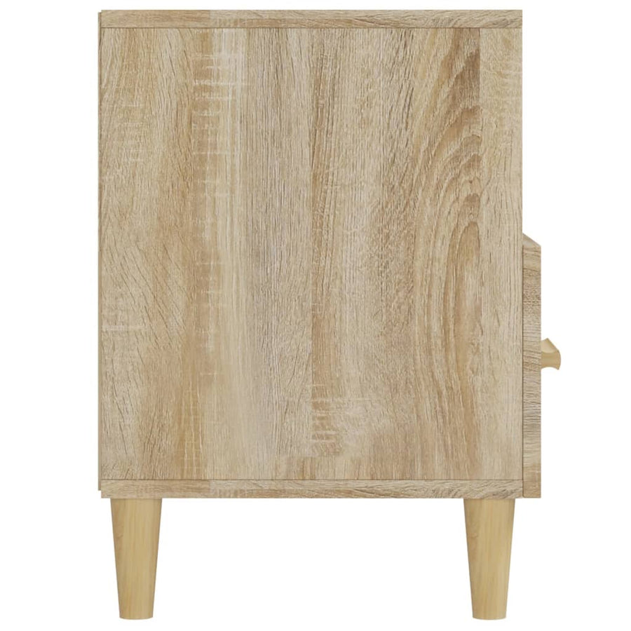 Tv-Meubel 102X36X50 Cm Bewerkt Hout Sonoma Eikenkleurig
