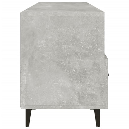 Tv-Meubel 02X35X50 Cm Bewerkt Hout Betongrijs