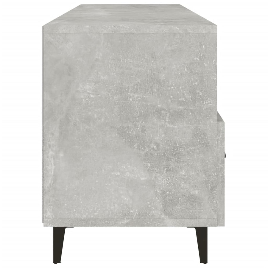Tv-Meubel 02X35X50 Cm Bewerkt Hout Betongrijs