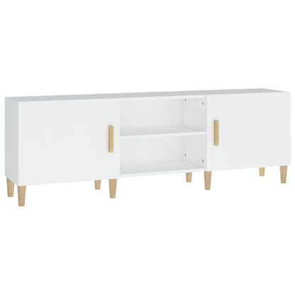 Tv-Meubel 50X30X50 Cm Bewerkt Hout Wit