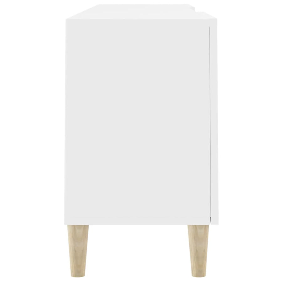 Tv-Meubel 50X30X50 Cm Bewerkt Hout Wit