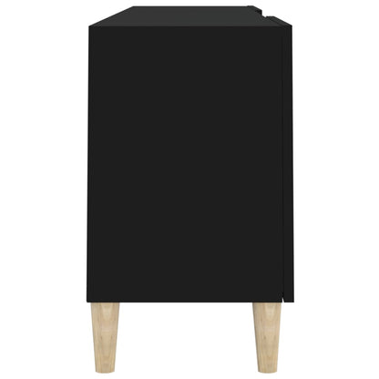 Tv-Meubel 50X30X50 Cm Bewerkt Hout Zwart