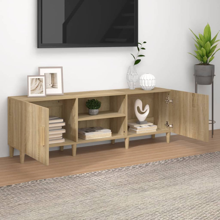 Tv-Meubel 50X30X50 Cm Bewerkt Hout Kleurig Sonoma eiken