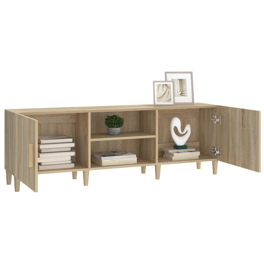 Tv-Meubel 50X30X50 Cm Bewerkt Hout Kleurig Sonoma eiken