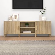 Tv-meubel 150x30x50 cm bewerkt hout sonoma eiken