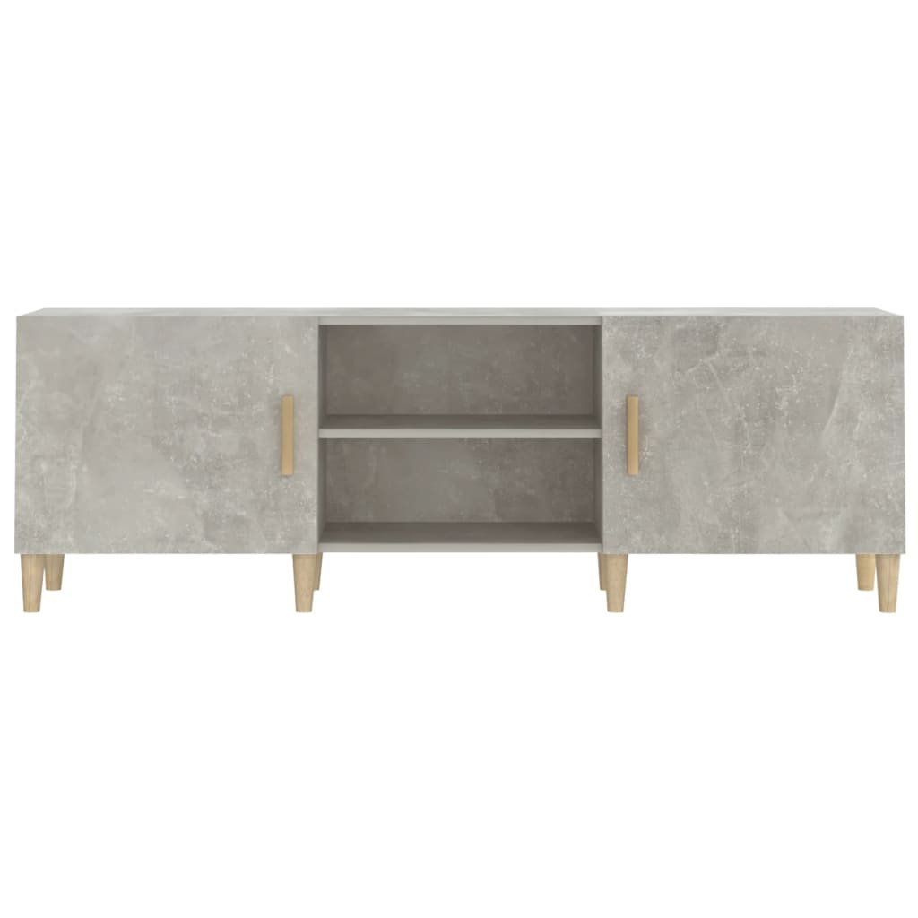 Tv-Meubel 50X30X50 Cm Bewerkt Hout Betongrijs