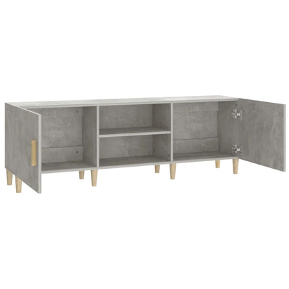 Tv-Meubel 50X30X50 Cm Bewerkt Hout Betongrijs
