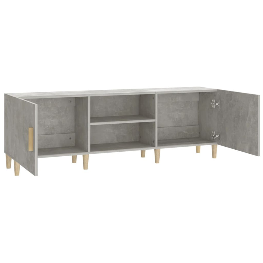 Tv-Meubel 50X30X50 Cm Bewerkt Hout Betongrijs