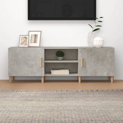 Tv-Meubel 50X30X50 Cm Bewerkt Hout Betongrijs