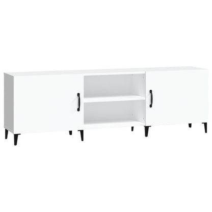 Tv-meubel 150x30x50 cm bewerkt hout wit