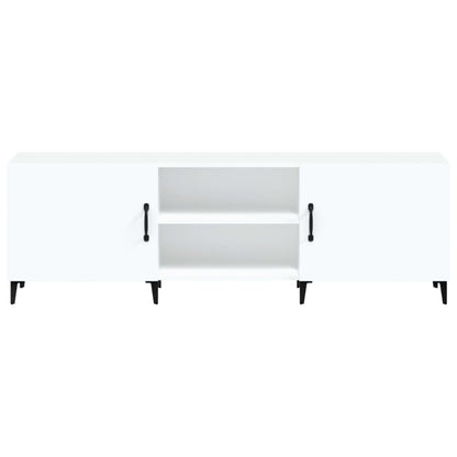 Tv-meubel 150x30x50 cm bewerkt hout wit