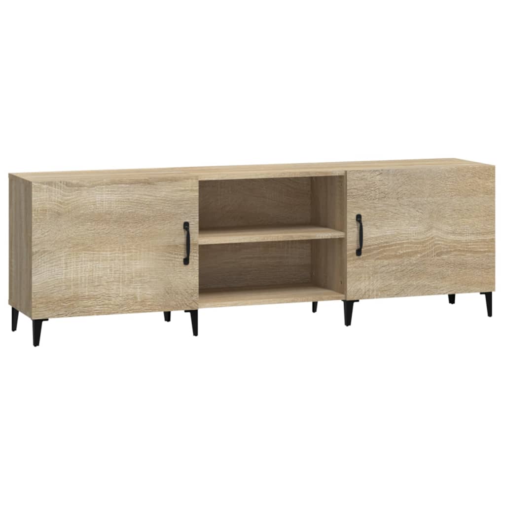 Tv-meubel 150x30x50 cm bewerkt hout sonoma eikenkleurig