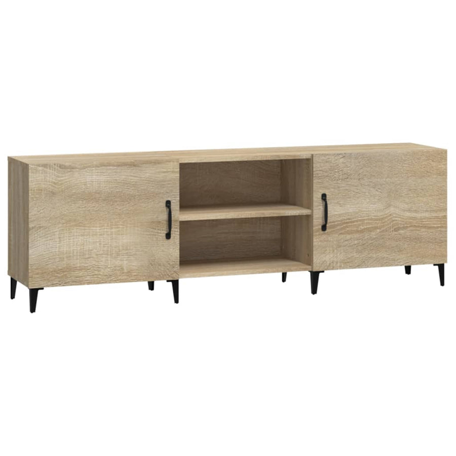 Tv-meubel 150x30x50 cm bewerkt hout sonoma eikenkleurig