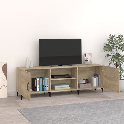 Tv-meubel 150x30x50 cm bewerkt hout sonoma eikenkleurig
