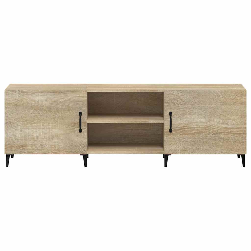 Tv-meubel 150x30x50 cm bewerkt hout sonoma eikenkleurig