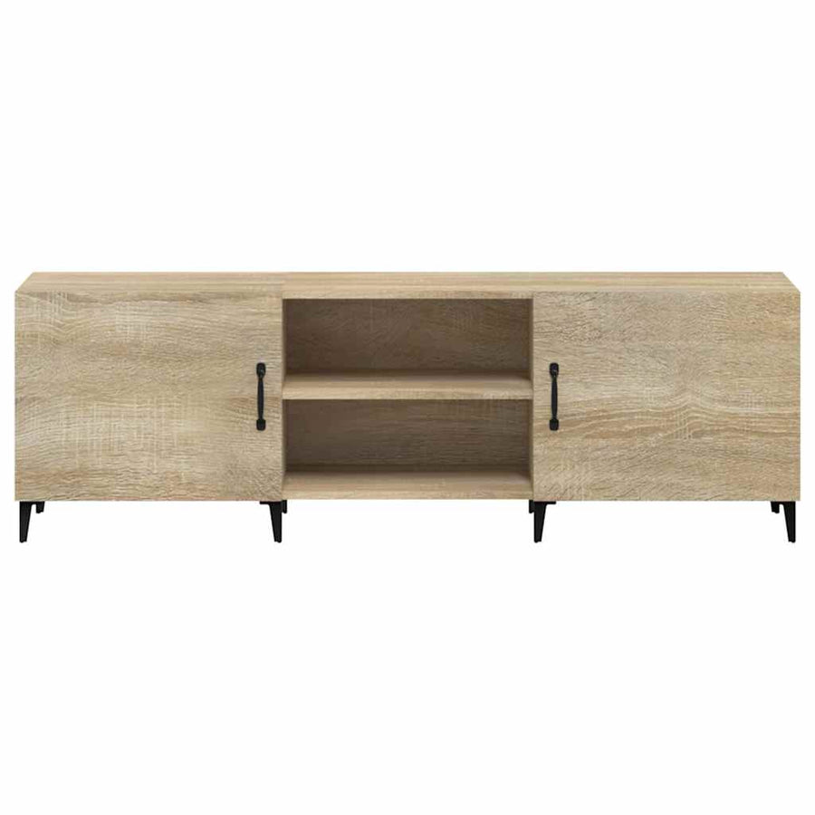 Tv-meubel 150x30x50 cm bewerkt hout sonoma eikenkleurig