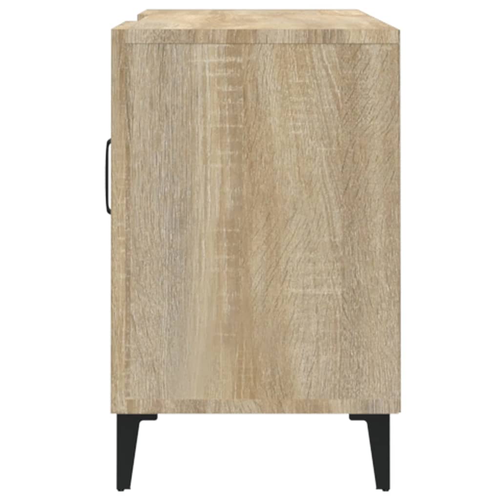 Tv-meubel 150x30x50 cm bewerkt hout sonoma eikenkleurig