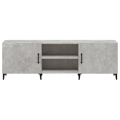 Tv-meubel 150x30x50 cm bewerkt hout betongrijs