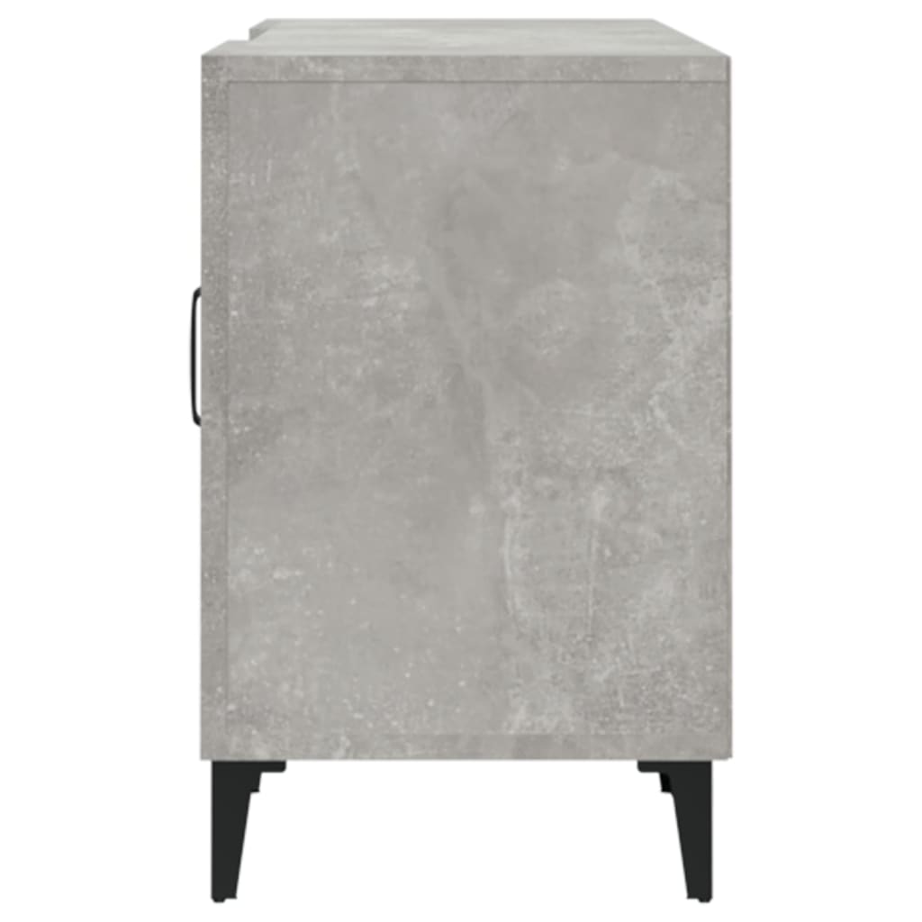 Tv-meubel 150x30x50 cm bewerkt hout betongrijs