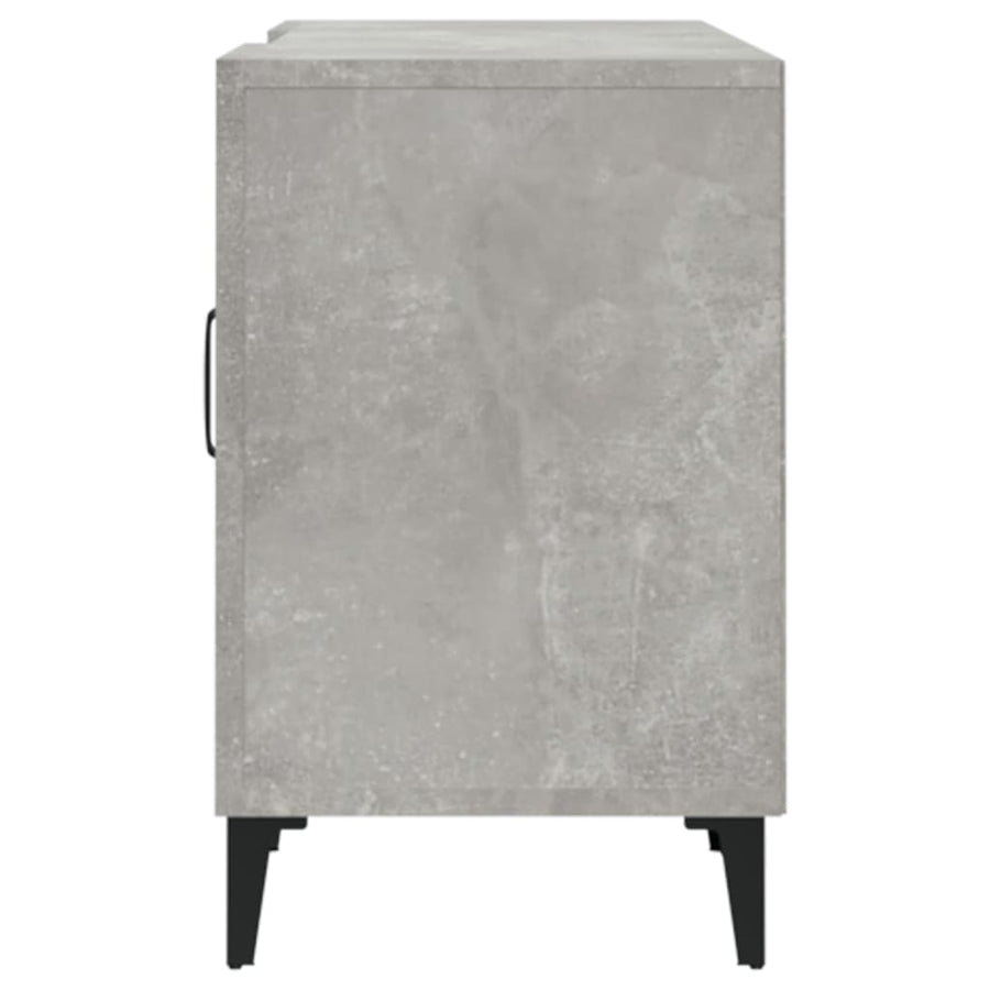 Tv-meubel 150x30x50 cm bewerkt hout betongrijs