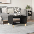 Coffee table 60x50x40 cm treated wood black