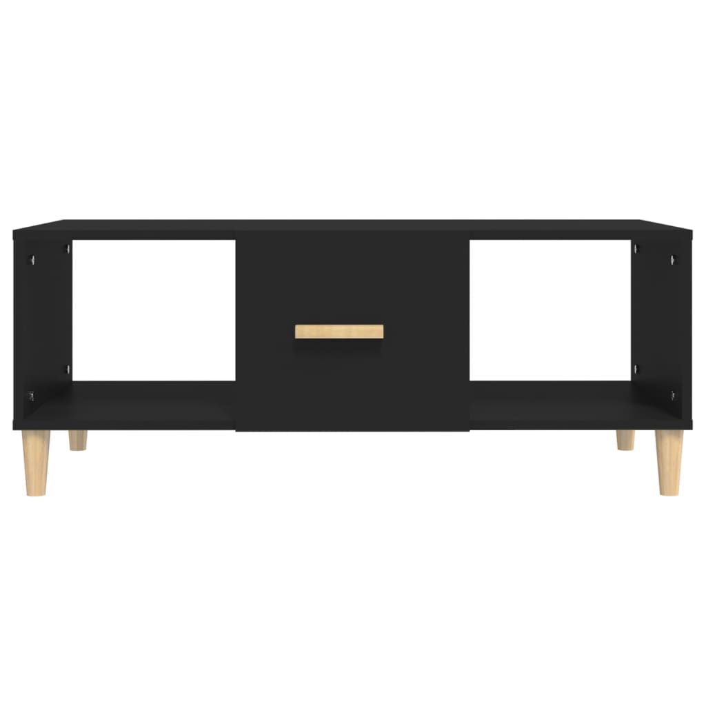 Salontafel 102X50X40 Cm Bewerkt Hout Zwart