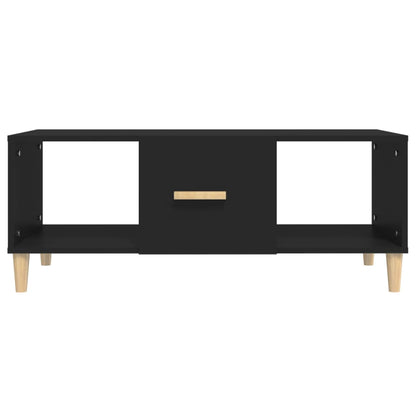 Salontafel 102X50X40 Cm Bewerkt Hout Zwart
