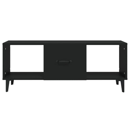 Salontafel 102X50X40 Cm Bewerkt Hout Zwart