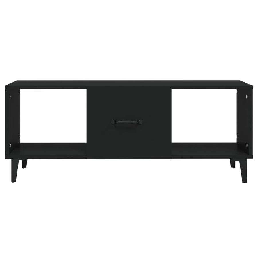 Salontafel 102X50X40 Cm Bewerkt Hout Zwart