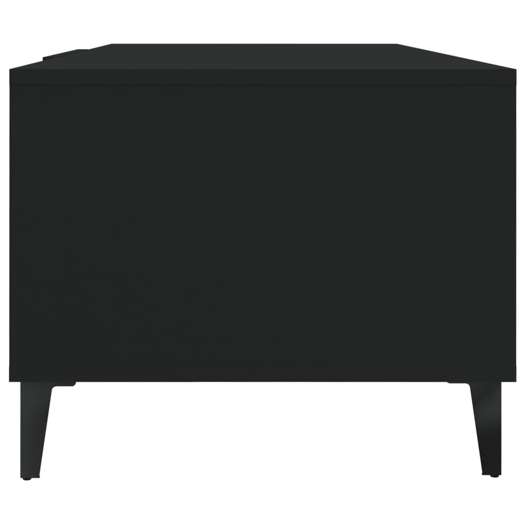 Salontafel 102X50X40 Cm Bewerkt Hout Zwart