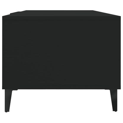 Salontafel 102X50X40 Cm Bewerkt Hout Zwart