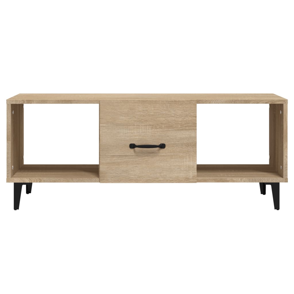 Salontafel 102X50X40 Cm Bewerkt Hout Sonoma Eikenkleurig